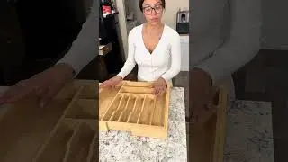 Premium upgrade to your kitchen #silverwareorganization #silverwareorganizer #goviral #diy