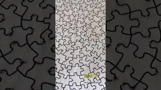 A Circle Puzzle Cutting Die Waiting for Production