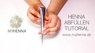 Henna abfüllen - Tutorial