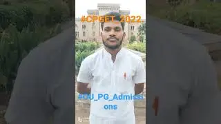 #CPGET_2022. #PG_Admission2022. #osmania_university.