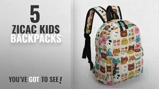 Best Zicac Kids Backpacks [2018]: Zicac Childrens' Cute Canvas School Backpacks Mini Rucksack School