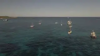 Mediterranean Sea Drone View