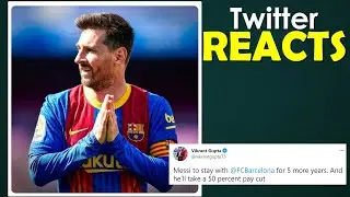 Lionel Messi And Barcelona Reach Agreement On Five-Year Deal || Football Reacts
