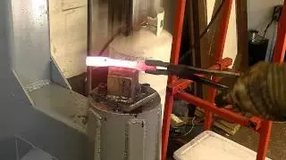 Tire hammer forging W1 @ MP Knives