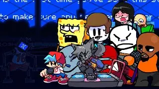 FNF GLITCHER BUT EVERYONE SINGS IT