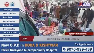 Yellow line of JMC got lost in old Jammu city