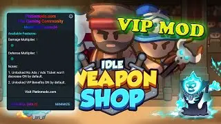 Idle Weapon Shop MOD Menu APK | Damage & Defense Multiplier, No Ads, Ads Tickets, VIP