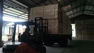 proses muat pallets barecore | loading truck ,
