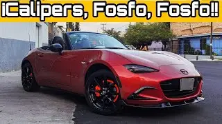 FRENOS NUEVOS PARA EL MIATA, ¿'COMO PINTAR TUS CALIPERS DE COLOR FOSFORESCENTE?