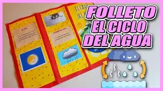 Como Hacer Un Folleto Del Ciclo Del Agua 💧☁❄