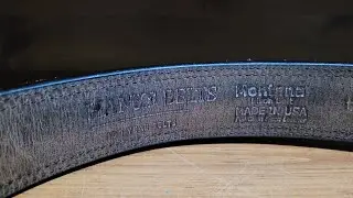 Hanks Montana Bison Belt Follow Up. Stands Up To The High Price Tag?