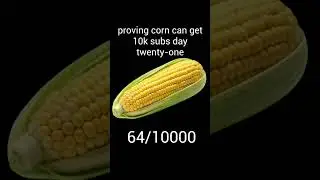 proving corn can get 10k subs day twenty one