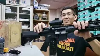 VFC Knights Armament SR-16 MLOK Gas Blowback Airsoft Rifle for Sir David