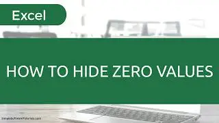 How to Hide Zero Values in Excel