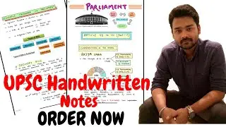 UPSC Notes Making | UPSC Polity Handwritten Notes | IAS Notes in English | Notes Making for UPSC