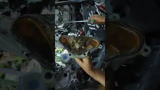 Honda Odyssey 2012Engine Water Pump Leakage #honda #oddessy #waterpump #leaking #automotive #fyp