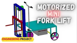 MOTORIZED MINI FORK LIFT | MOTORISED FORKLIFT| HOW TO MAKE MINI FORKLIFT