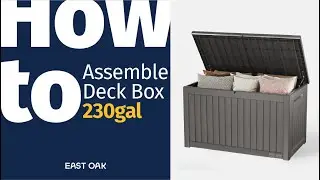 HOW TO_East Oak 230 Gallon Deck Box Installation