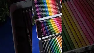 Brustro coloured pencils unboxing and review || set of 72 😍 #drawing #shorts #unboxing #art
