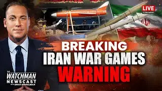 Iran Holds MASSIVE War Games; Vows NEW Israel Attack, Unveils LETHAL Drones | Watchman Newscast LIVE