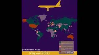 UN Iraq war resolution #map #geography #geopolitics #iraq #usa