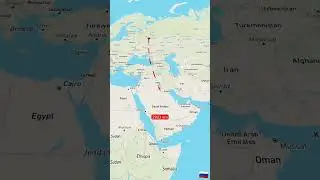 Distance between Moscow Russia to Riyadh Saudi Arabia #automobile #news #military #moscowregion