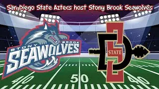 San Diego State Aztecs host Stony Brook Seawolves live college football with CSN🏈