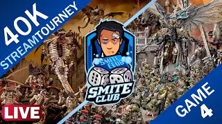 Tyranids vs Death Guard - Stream Tournament Game 4 - 40K Battle Report