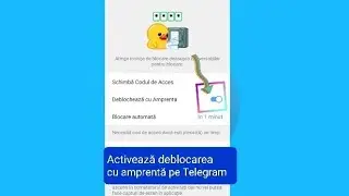 How do I activate fingerprint lock code on Telegram?
