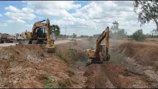 Excavation work that drives development. #truck #excavator