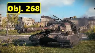 Object 268. 10k dmg, 4 kills. World of Tanks Top Replays.