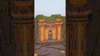 🛡️ Minecraft Dwarven Gate ⛏️ | Epic Entrance for Mountain or Underground Builds #shorts