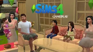 Sims Family Routine + Toddler Birthday Celebration Turned Chaotic