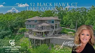 $2M Modern Lakefront Estate in Blackhawk Estates | 265 Ft Main Channel | Lake of the Ozarks, MO
