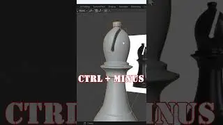 BOOLEAN MODIFIER to Complete Bishop Chess Coin Model II | Blender | Boolean Modifier | Modifiers
