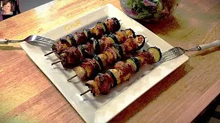 Szaszłyki z Air Fryer do Zdrowej Sałatki / Chicken Breast Skewers for Healthy Salad.
