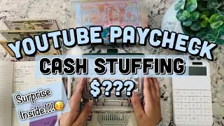 Cash Envelope Stuffing | Youtube Paycheck | Cash Envelope Method | Budget with Jeanette