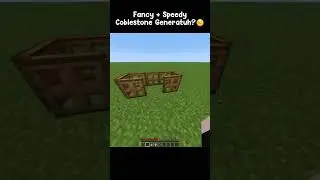 Minecraft Fastest Cobblestone Generator 😱