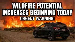 Large Grass Fire Near Guthrie Oklahoma