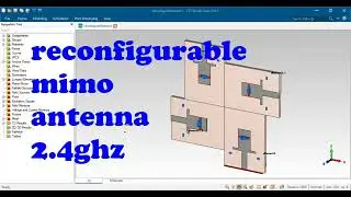 Polarization-Reconfigurable Antenna Using the Combined Characteristic Modes in cst