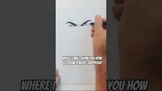 How to draw angry eyes!  #drawingtutorial #howtodraweyes #drawingtips #comicart