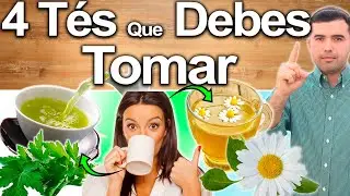 4 T&eacute;s Que Debes Consumir En Ayunas - Las Mejores 4 Infusiones Para Tu Salud Y Sus Beneficios