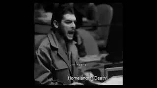 The shortest and Deep speach of the United Nations in the whole history #CheGuevara #Freedom
