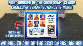 *WE PULLED ONE OF THE BEST CARDS! BOOM!* 2020-21 Panini Contenders Draft Picks Basketball Hobby Box