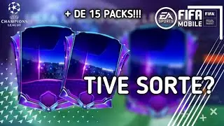 TIREI 3 JOGADOR 90+ DA UCL E ALGUNS ELITE NO PACK OPENING!!! FIFA MOBILE 21