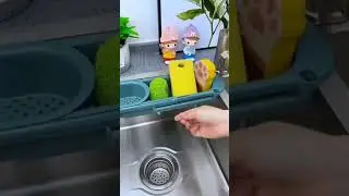 Kitchen Retractable Sink Rack Organizer