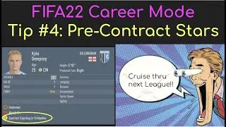 Fifa22 Career Mode Tip #4: Scout Pre-Contract Stars