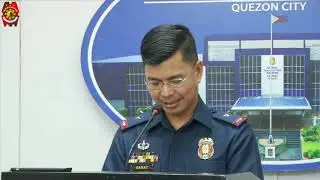 PNP SPOKESPERSON PBGEN BERNARD BANAC MEDIA BRIEFING (Nov. 25 2019)
