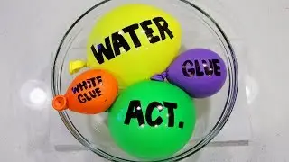 Making Satisfying Glossy Clicky Slime with Balloons!