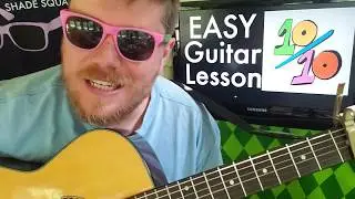Rex Orange County - 10/10 // easy guitar lesson tabs easy chords strumming tutorial beginner